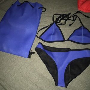 Triangl bikini with bag